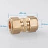 Brass Compression Union Pipe Fitting For Copper Tubing And HVAC Systems 12