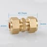 Brass Compression Union Pipe Fitting For Copper Tubing And HVAC Systems 14