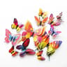 12 Piece 3D Butterfly Wall Stickers Colorful Home Wedding And Office Decor 12
