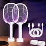 Type C Rechargeable Electric Mosquito Swatter With Bug Zapper Lamp 8