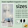 Elegant Embroidered Magnetic Mesh Door Curtain 6