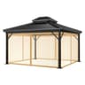Zippered Gazebo Replacement Mosquito Net Curtains 8