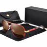 Aviation Polarized Sunglasses For Men  Aluminum Alloy Driving  Designer Mirror Eyewear 4