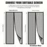 Easy Install Self Closing Magnetic Insect Door Screen 7