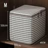 Houndstooth Foldable Bedding And Clothes Organizer 7