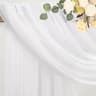 Sage Green Chiffon Wedding Arch Draping Fabric 7