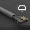 Flexible Self Adhesive Floor Cord Cover And Cable Hider 9