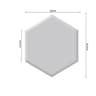 Hexagon Self Adhesive Padded Headboard Wall Panel 6