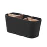 Bamboo 5 Slot Bathroom Toothbrush Organizer Holder 6