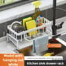 Countertop Sponge And Dishcloth Drain Organizer 9