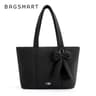 Spacious Solid Color Commuter Tote Bag 8
