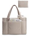 Two Piece Puffy Quilted Work Tote Set 8