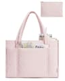 Two Piece Puffy Quilted Work Tote Set 10