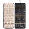 Double Sided Hanging Jewelry Organizer Roll 8