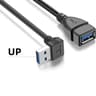 High Speed Right Angle USB 30 Extension Cable 7