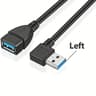 High Speed Right Angle USB 30 Extension Cable 10
