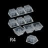Frosted Transparent R4 Backlit Keycap Set 6