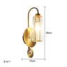 Postmodern Geometric Crystal Gold Wall Sconce 12