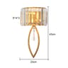 Postmodern Geometric Crystal Gold Wall Sconce 6
