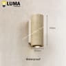 Japanese Travertine Outdoor Wall Sconce 7