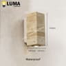 Japanese Travertine Outdoor Wall Sconce 9
