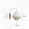 Serene Wabi Sabi Fabric Wall Lamp 10