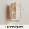 Serein Travertine Up Down Sconce 8