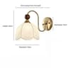 French Walnut Fabric Wall Lamp 7