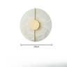 Halo Round Marble Wall Light 6