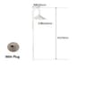 Danish Swivel Leaf Wall Sconce 14