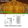 Frostline Connectable LED Icicle Christmas Lights With Remote 9