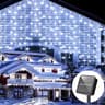 SolarGlow Icicle Fairy Lights 8