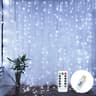 FestivaGlow USB Curtain String Lights With Remote And 8 Modes 8