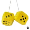 FuzzyRoll Plush Dice Pendant 13
