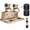 OakPour Rustic Liquor Dispenser 10