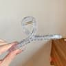 CrystalGrip Transparent Hair Claw 11