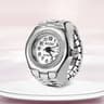 RetroTick Roman Numeral Watch Ring 7