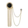 NoirGleam Crystal Tassel Brooch 7