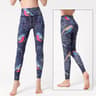 CloudVibe High Waist Printed Yoga Leggings 10
