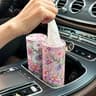 BloomNest Floral Car Tissue Holder Set 7