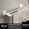 TidyNest No Drill Double Towel Bar 18