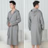 CozyHaven Cotton Waffle Hooded Bathrobe 6