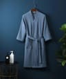 TerryBloom Lightweight Cotton Waffle Bathrobe 8