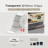 ClearMark Transparent Thermal Label Sticker Rolls 15