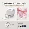ClearMark Transparent Thermal Printer Labels 7