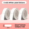 Phomemo Q30 D30 White Thermal Label Tape 3 Rolls 9