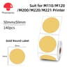 GoldenGlow Phomemo Transparent Waterproof Label Stickers 8
