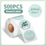 Phomemo PureWhite Waterproof Round Label Stickers 8