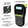 H1100 Portable Handheld Label Maker With Backlit Display 7