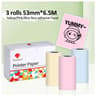 Phomemo M02 White Adhesive Paper Rolls 3 Pack 6